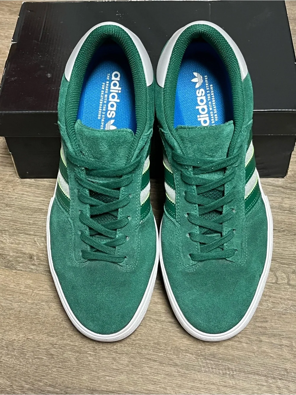 Adidas Matchbreak Super - Dark Green Suede - Men 10/Women 11 - JH5174